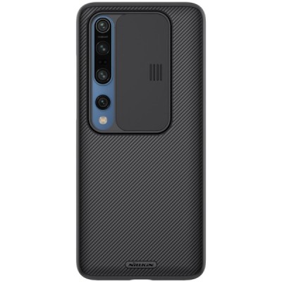 Xiaomi Mi 10 (10 Pro) Nillkin CamShield melns apvalks | vacins.lv