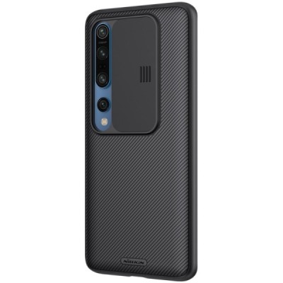 Xiaomi Mi 10 (10 Pro) Nillkin CamShield melns apvalks | vacins.lv
