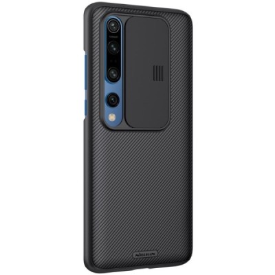 Xiaomi Mi 10 (10 Pro) Nillkin CamShield melns apvalks | vacins.lv