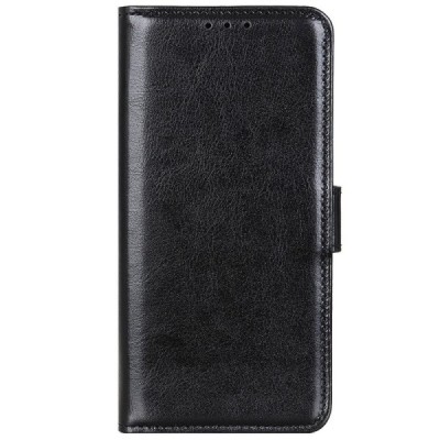 Samsung Galaxy A51 (A515F) atvēramais ādas melns maciņš (maks) / Vacins.lv