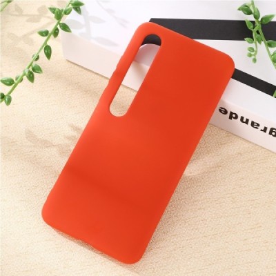 Xiaomi Mi 10 (10 Pro) Shell cieta silikona (TPU) sarkans apvalks | vacins.lv