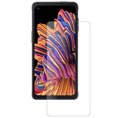 Samsung Galaxy Xcover Pro (G715F) „2.5D“ усиленная защита прозрачное защитное стекло с полным покрытием | Vacins.lv