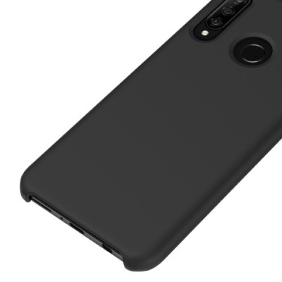 Huawei P30 Lite Shell cieta silikona (TPU) melns apvalks | vacins.lv