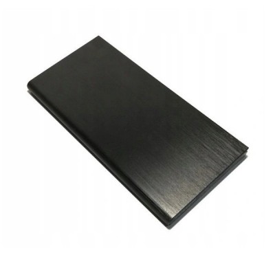 „Ultra Thin“ PB-025 rezerves ārējais pārnesājams litija jonu akumulators (20000 mAh), ang. Power bank - melna | Vacins.lv