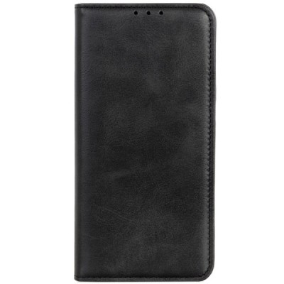 Samsung Galaxy A41 (A415) „Split“ чёрный кожаный чехол-книжка | Vacins.lv