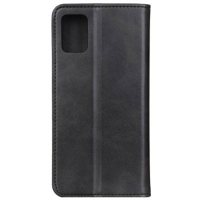 Samsung Galaxy A41 (A415) „Split“ чёрный кожаный чехол-книжка | Vacins.lv