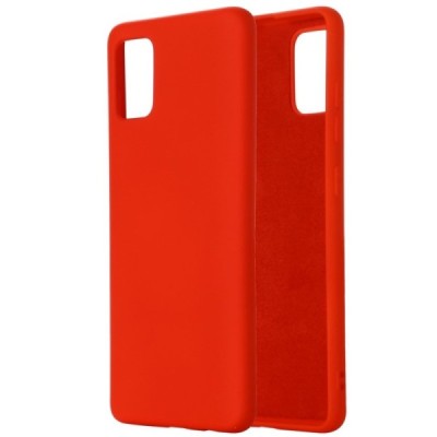 Samsung Galaxy A41 (A415) Shell cieta silikona (TPU) sarkans apvalks | vacins.lv