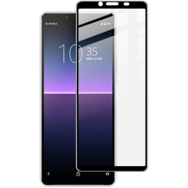 „Rurihai“ Tempered Glass защитное стекло экрана 0.26 мм - чёрный (Xperia 10 II)