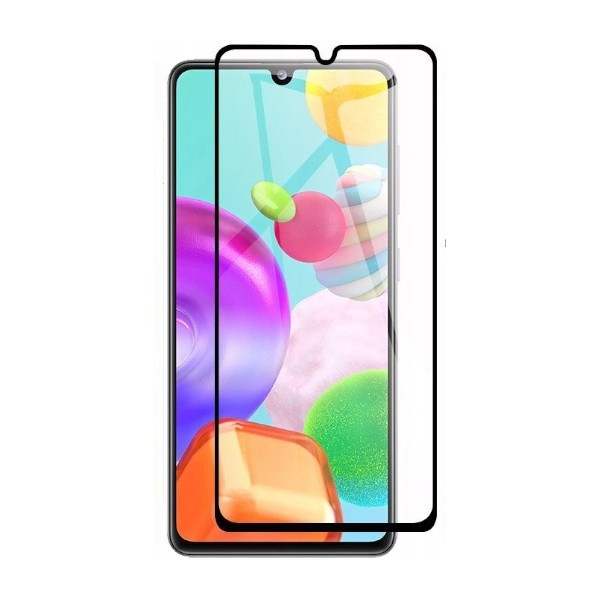 „Rurihai“ Tempered Glass ekrāna aizsargstikls 0.26 mm - melns (Galaxy A41)