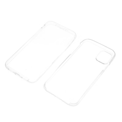 Apple iPhone 11 dzidrs (caurspīdīgs) aizsedzams cieta silikona TPU pasaulē planākais apvalks | Vacins.lv