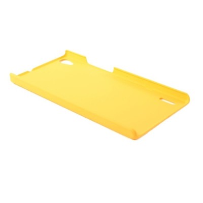Huawei Ascend P7 plastikinis geltonas dėklas (nugarėlė) / Priedai.lt