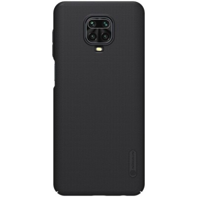 Xiaomi Redmi Note 9 Pro "Nillkin" Frosted Shield melns vāciņš, apvalks | Vacins.lv