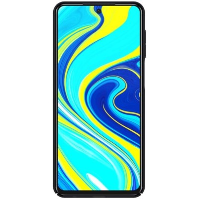 Xiaomi Redmi Note 9 Pro „Nillkin“ Frosted Shield черный пластиковый чехол | Vacins.lv