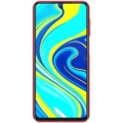 Xiaomi Redmi Note 9 Pro „Nillkin“ Frosted Shield красный пластиковый чехол | Vacins.lv