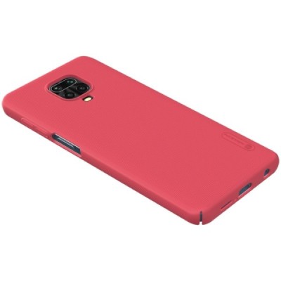 Xiaomi Redmi Note 9 Pro „Nillkin“ Frosted Shield красный пластиковый чехол | Vacins.lv