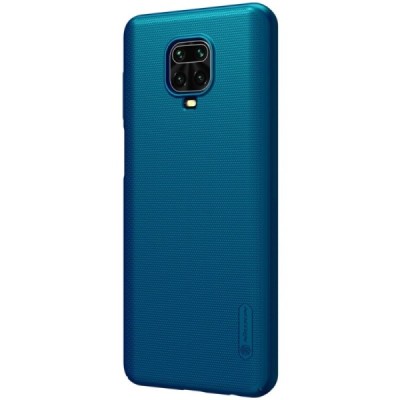 Xiaomi Redmi Note 9 Pro „Nillkin“ Frosted Shield синий пластиковый чехол | Vacins.lv