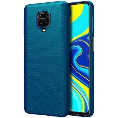 Xiaomi Redmi Note 9 Pro „Nillkin“ Frosted Shield синий пластиковый чехол | Vacins.lv