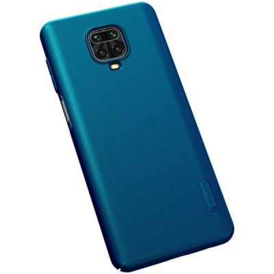 Xiaomi Redmi Note 9 Pro „Nillkin“ Frosted Shield синий пластиковый чехол | Vacins.lv