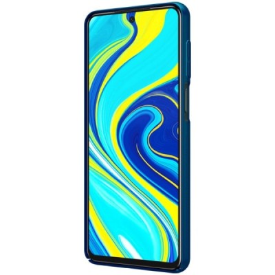Xiaomi Redmi Note 9 Pro „Nillkin“ Frosted Shield синий пластиковый чехол | Vacins.lv