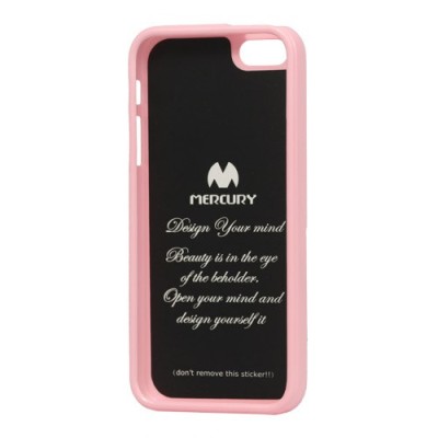 Apple iPhone 5, 5S Mercury Color rozs cieta silikona (TPU) futrālis / Vacins.lv