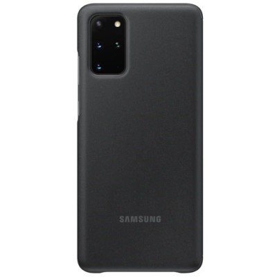 Samsung Galaxy S20+ (G985) oficiāls Smart Clear View Cover atvērams melns maciņš (maks) | Vacins.lv