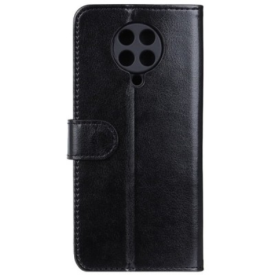 Xiaomi Poco F2 Pro открываемый чёрный кожаный чехол - книжка | Vacins.lv