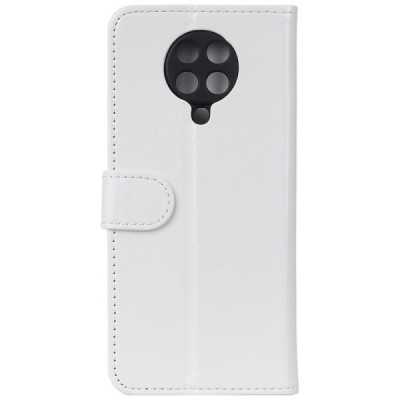Xiaomi Poco F2 Pro открываемый белый кожаный чехол - книжка | Vacins.lv
