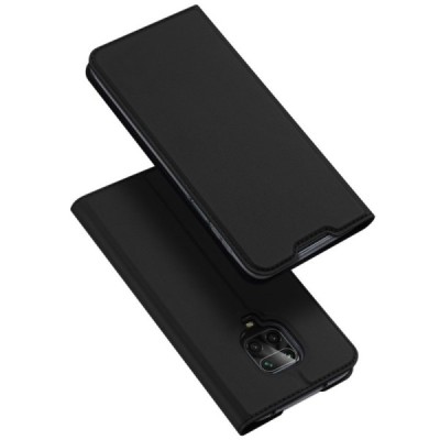 „Dux Ducis“ Skin серии Xiaomi Redmi Note 9 Pro чёрный кожаный чехол-книжка | Vacins.lv