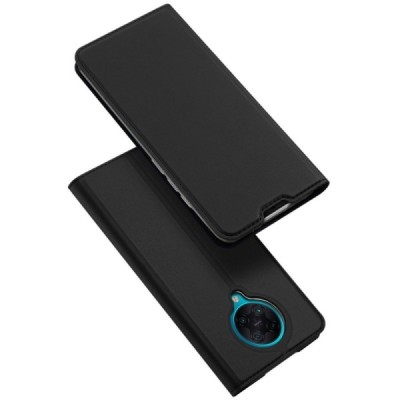 „Dux Ducis“ Skin серии Xiaomi Poco F2 Pro чёрный кожаный чехол-книжка | Vacins.lv
