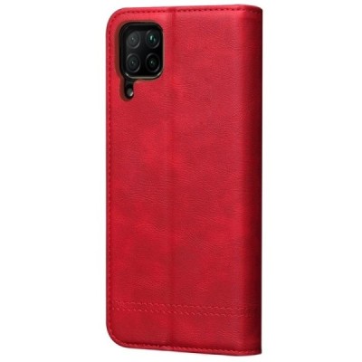 „Deluxe“ Huawei P40 Lite красный кожаный чехол-книжка | Vacins.lv