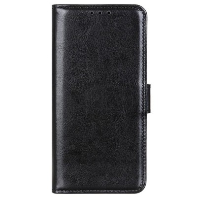 Samsung Galaxy A71 (A715F) atvēramais ādas melns maciņš (maks) | Vacins.lv