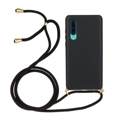 Huawei P30 Shell (TPU) твердый силиконовый чехол - чёрный | Vacins.lv