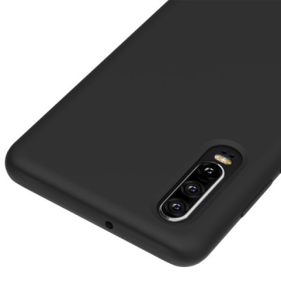 Huawei P30 Shell (TPU) твердый силиконовый чехол - чёрный | Vacins.lv