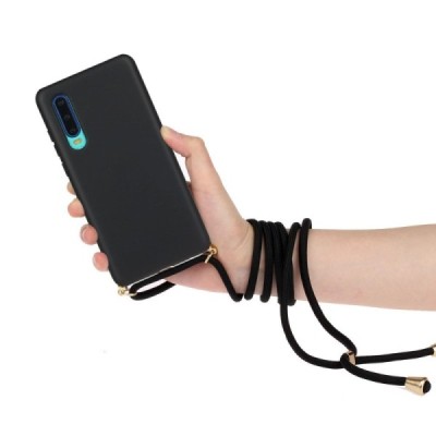 Huawei P30 Shell (TPU) твердый силиконовый чехол - чёрный | Vacins.lv
