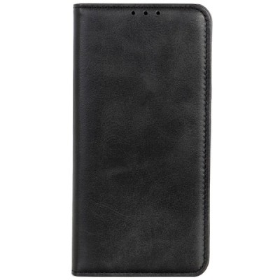 Sony Xperia L4 „Split“ чёрный кожаный чехол-книжка | Vacins.lv