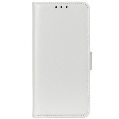 Sony Xperia L4  открываемый белый кожаный чехол - книжка | Vacins.lv