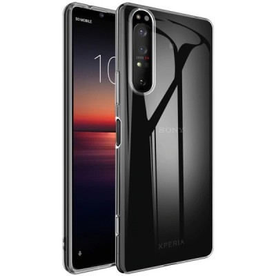 Sony Xperia 1 II твердый силиконовый (TPU) чехол прозрачный | Vacins.lv
