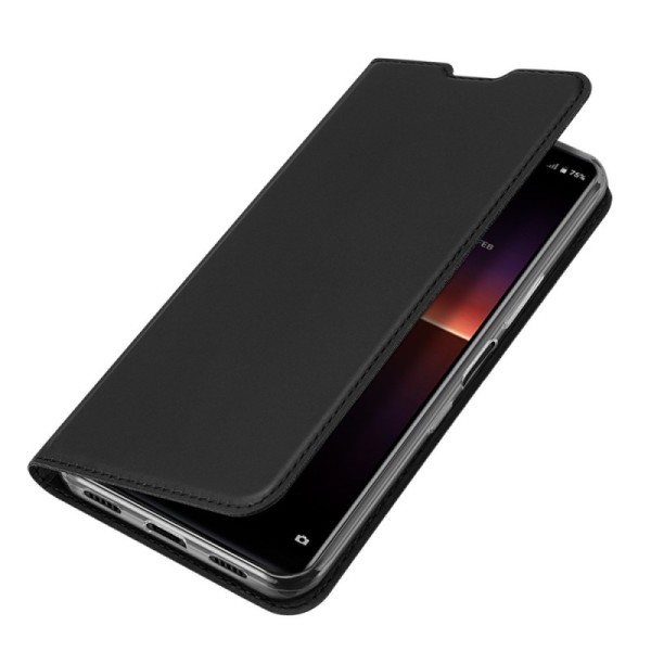 „Dux Ducis“ Skin atvērams maciņš - melns (Xperia L4)