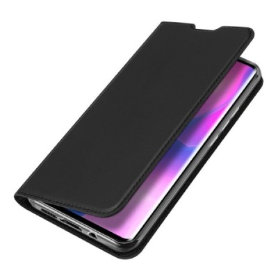 Xiaomi Mi Note 10 Lite „Dux Ducis“ Skin sērijas melns atvērams maciņš, maks | Vacins.lv