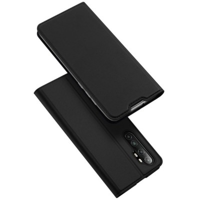 „Dux Ducis“ Skin серии Xiaomi Mi Note 10 Lite чёрный кожаный чехол-книжка | Vacins.lv