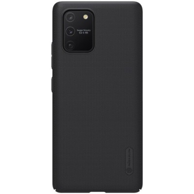Samsung Galaxy S10 Lite (G970) Nillkin Frosted Shield черный пластиковый чехол | Vacins.lv