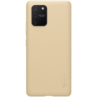 Samsung Galaxy S10 Lite (G970) Nillkin Frosted Shield zelta plastmasas apvalks | vacins.lv