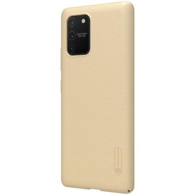 Samsung Galaxy S10 Lite (G970) Nillkin Frosted Shield zelta plastmasas apvalks | vacins.lv