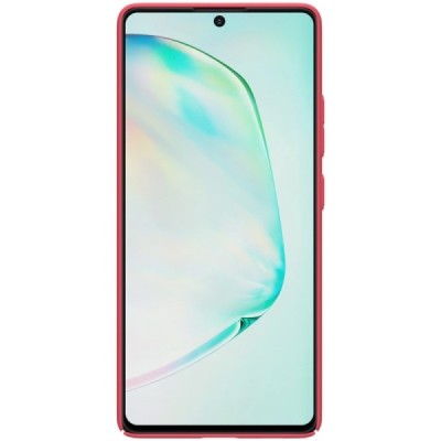 Samsung Galaxy S10 Lite (G970) Nillkin Frosted Shield sarkans plastmasas apvalks | vacins.lv