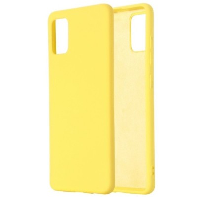 Samsung Galaxy S10 Lite (G970) Shell cieta silikona (TPU) dzeltens apvalks | vacins.lv