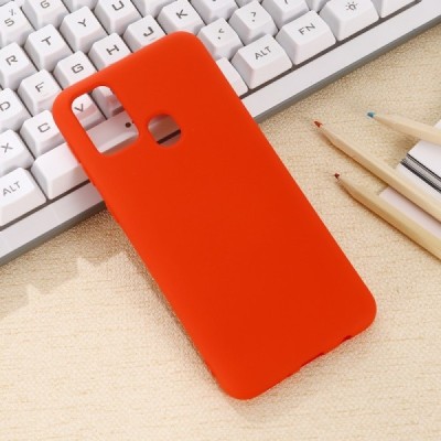 Samsung Galaxy A21s (A217) Shell (TPU) твердый силиконовый чехол - красный | Vacins.lv
