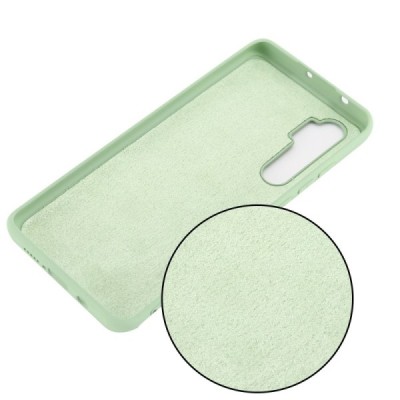 Xiaomi Mi Note 10 Lite Shell cieta silikona (TPU) zaļš apvalks | Vacins.lv