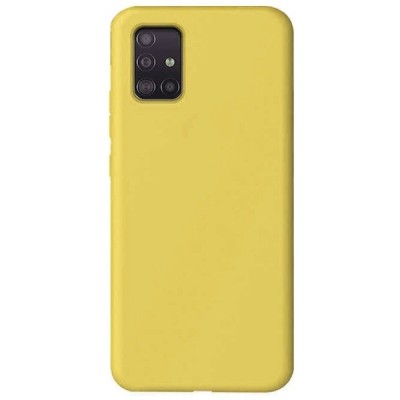 Samsung Galaxy A51 (A515) „Shell“ cieta silikona (TPU) dzeltens apvalks, vaciņš | Vacins.lv