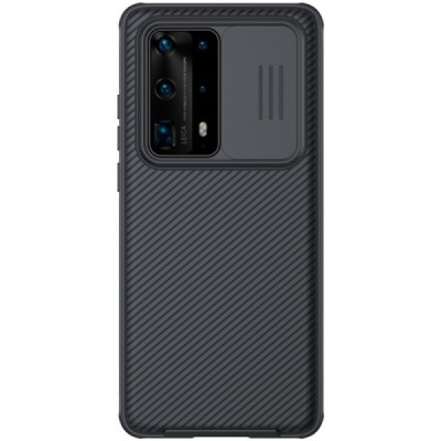 Huawei P40 Pro+ „Nillkin“ CamShield чёрный чехол, задняя часть с защитой камеры | Vacins.lv