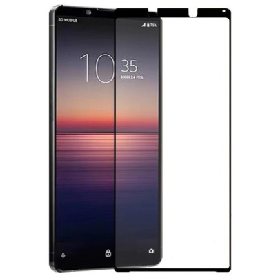Sony Xperia 1 II 3D Rewan Tempered Glass melns ekrāna aizsargstikls | Vacins.lv
